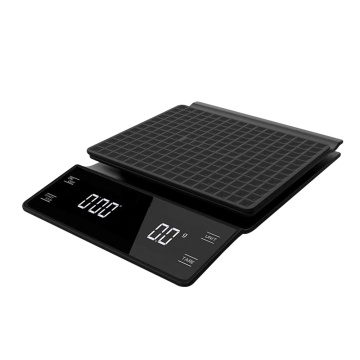 3kg/0.1g Household Coffee Weighing Drip Coffee Scale with Timer Electronic Digital Kitchen Scale High Precision LCD Scales