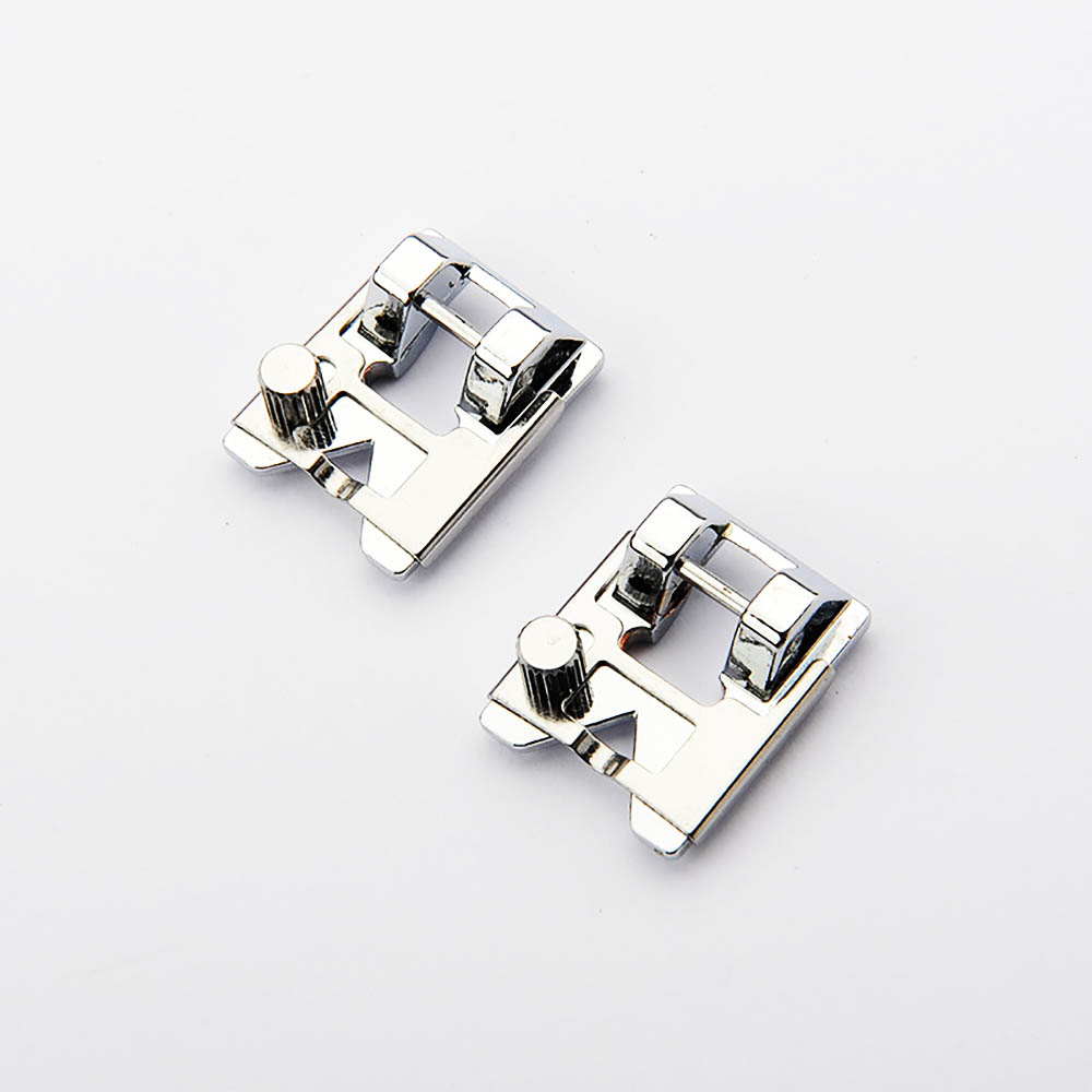 INNE 2Pcs Sewing Machines Accessories Large Screw Inlay Sequin Presser Foot Braid Weave DIY Tools For Brother Singer Etc Part