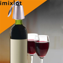 Imixlot Stainless Steel Vacuum Sealed Red Wine Bottle Stopper Sealer Saver Preserver Champagne Closures Lids Caps Bar Tool