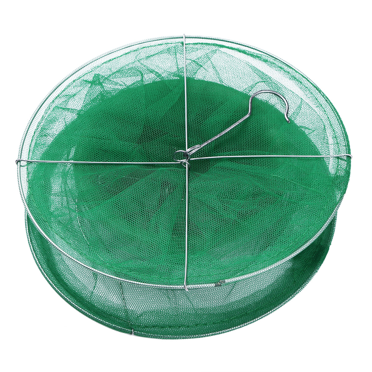 Outdoor Gardening Hanging Folding Reusable Fly Insect Trap Net Catcher Killer Cage with Bait Storage Pot Catcher Killer Flytrap