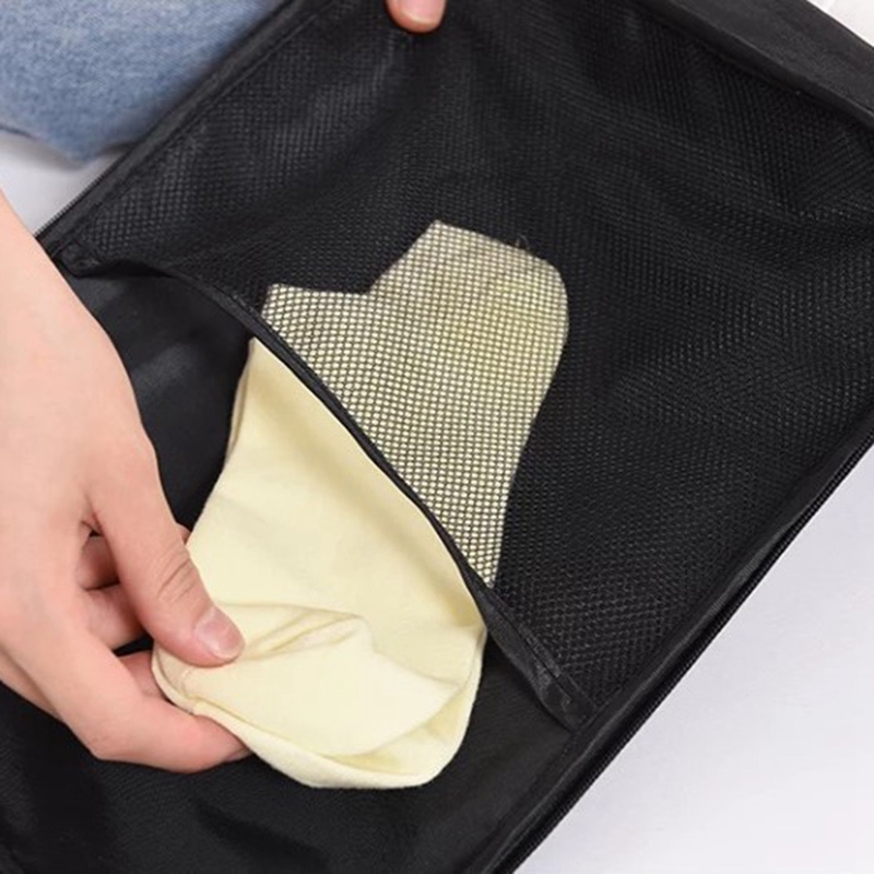 Portable Shoe Storage Bag Shoe Classification Bag Zipper Lock Travel Luggage Storage Bag Home Organizer Accessories