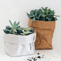 HAICAR Washable Kraft Paper Bag Plant Flowers Pots Multifunction Home Storage Bag Reuse Environmentally friendly bag