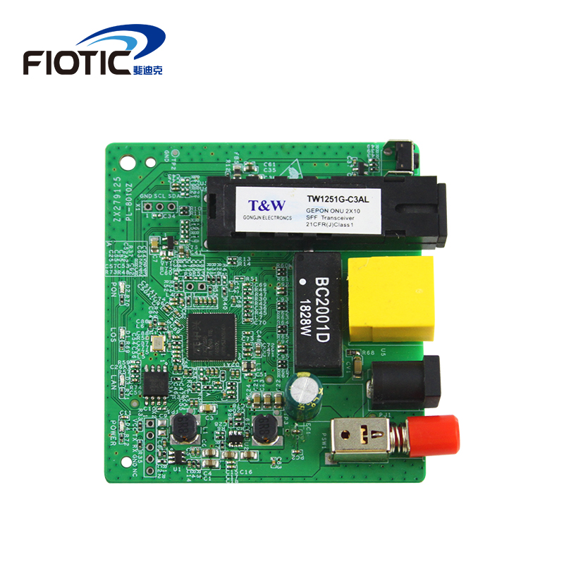 FTTH 1GE GEPON 1port ONU EPON PCBA circuit board OLT 1.25G ONU Compatible ZTE Fiberhome