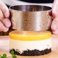 Cheese Tool Salad Die Cupcake Mold DIY Hot Sale Stainless Steel Bakeware Baking Tools 1pc Cake Baking Mousse Ring Dessert