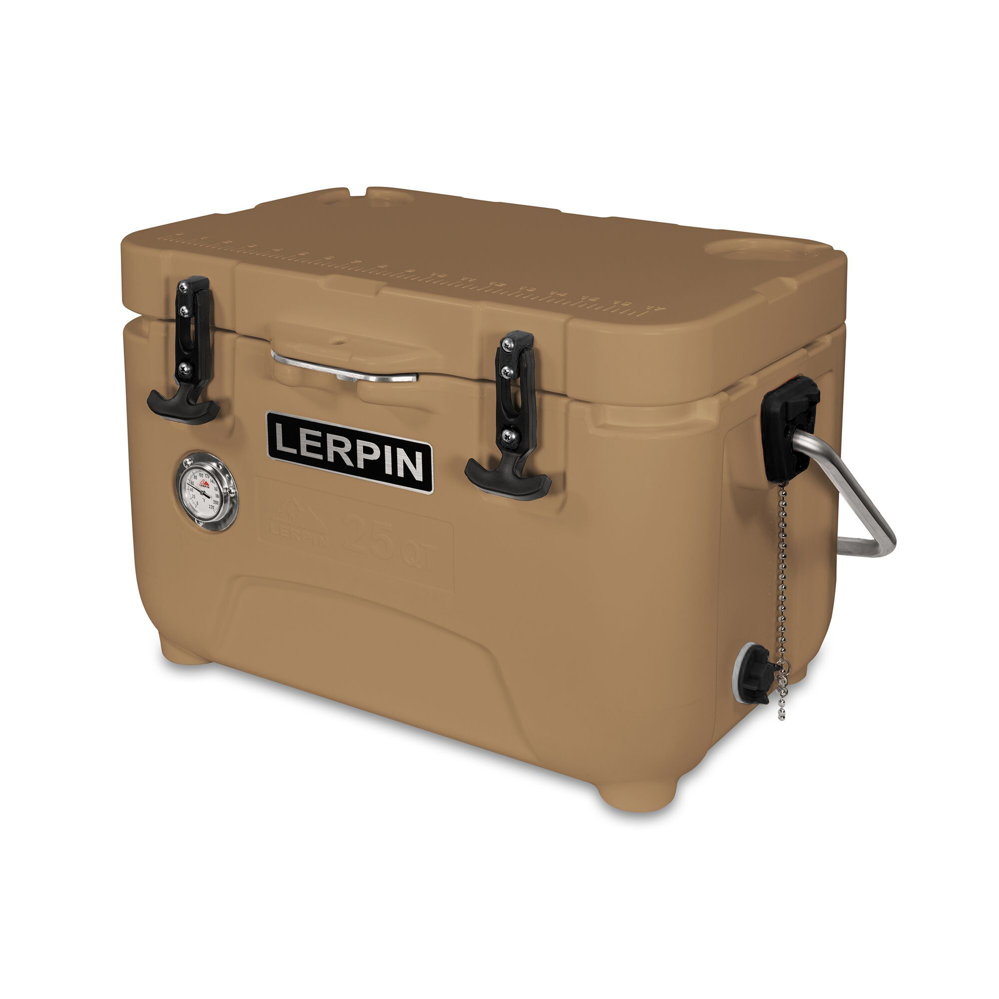 Lerpin Outdoor Rotomolded Ice Chest Cooler Box Camping Cooler Mini Fridge