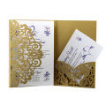 1pcs Laser Cut Wedding Invitation Card Business Card With RSVP Card Customize Greeting Cards Birthday Party Wedding Decoration