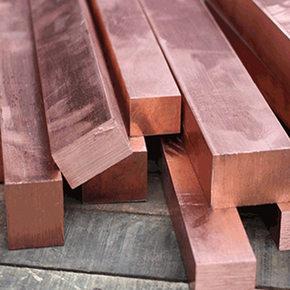 T2 copper bar plate red copper bar 100mm long pure copper row ground copper bar processing cut custom thickness 3mm-5mm