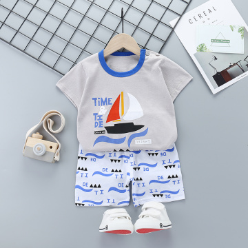 Children's Clothes 2020 Summer Kids Short Sleeves T-Shirt +Shorts Suits Toddler Boys Clothing Sets Toddler Boys Clothing Set