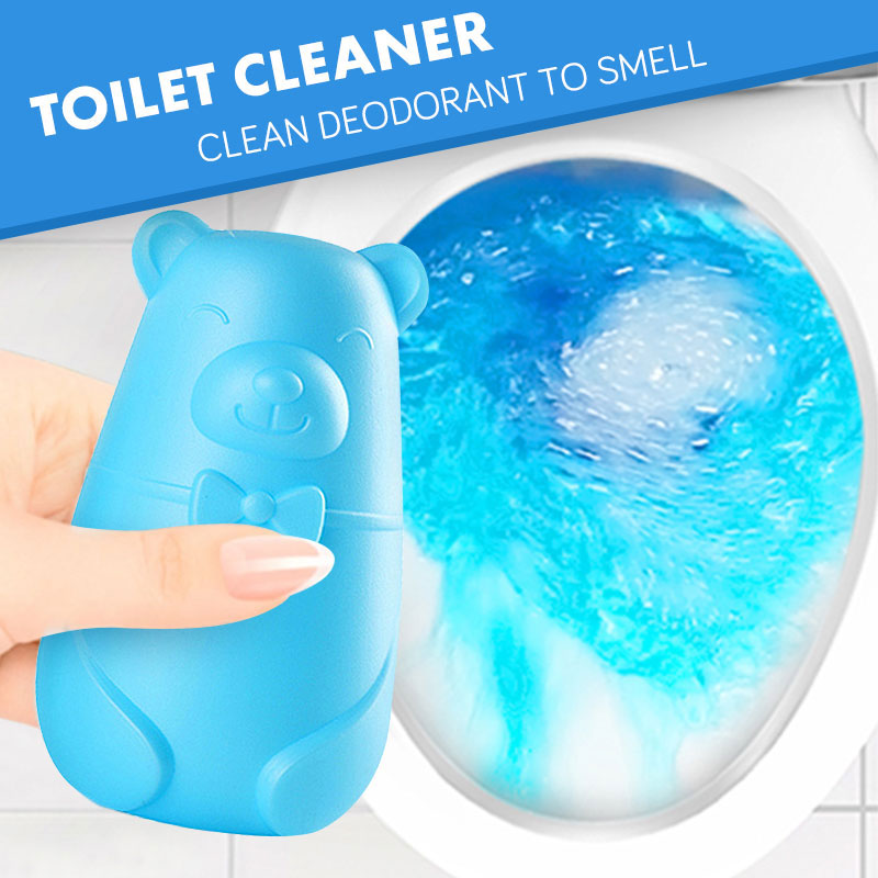 1PC Bear Blue Bubble Toilet Deodorant Toilet Cleaner Treasure Toilet Cleaner Household Bathroom Cleaning Chemical Dropshipping