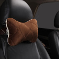 Vehicle Headrest Neck Pillow Automotive Soft Warm Car Seat Head Rest Plush Cushion Car Interior Accessories Winter