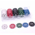 100 Pcs Texas Poker Chips Professional Las Vegas Game Token Casino Poker Tour Poker Chips Set Digital Chips Blackjack 4