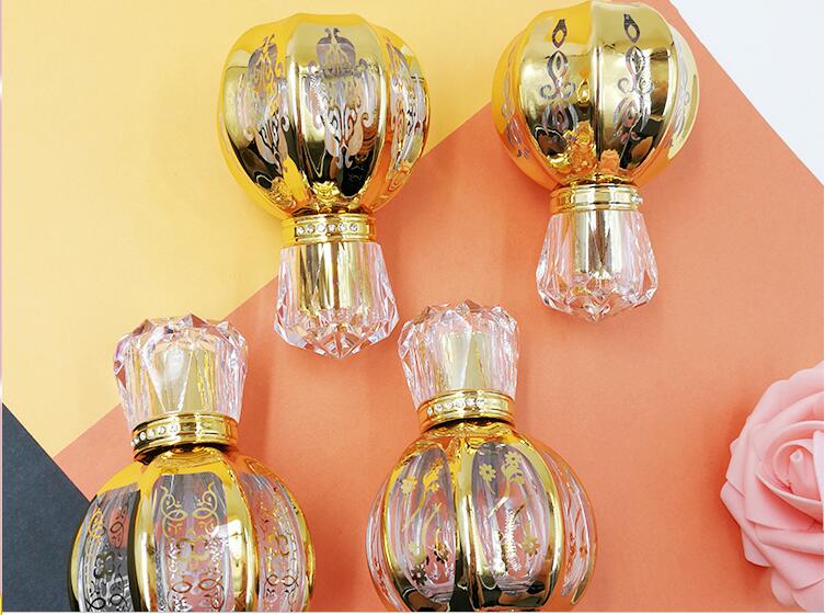 60ml Pumpkin Hot Stamping High-grade Perfume Glass Empty Bottle Spray Cosmetic Bottle 10PCS/LOT