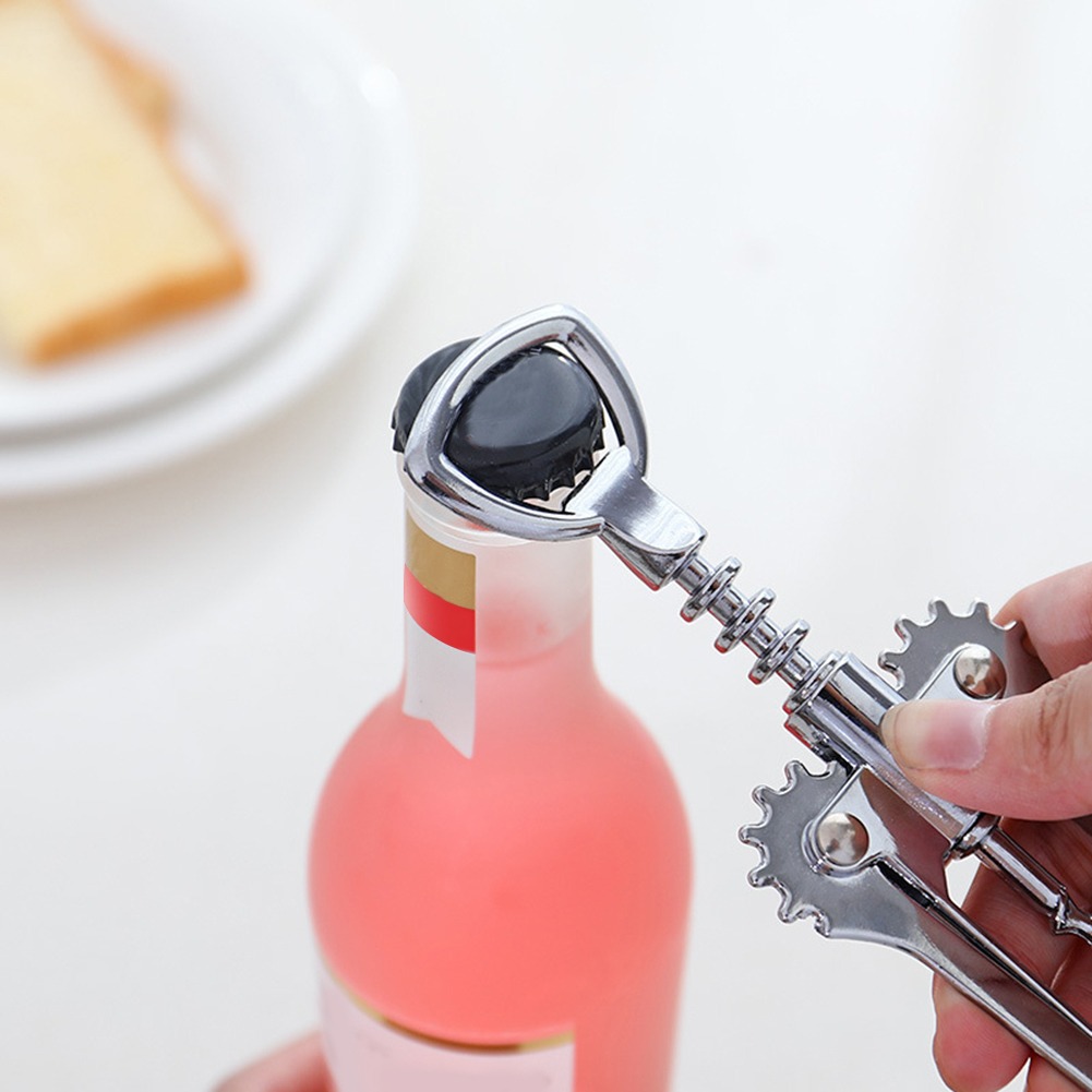 Portable Zinc Alloy Red Wine Opener Wing Type Metal Wine Corkscrew Bottle Openers Corkscrews Wine Cork Remover