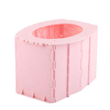 Portable Baby Potty Toilet Seat Car Travel Camping Kids Potty Training Seat Children's Folding Toilet Pink