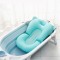 Baby Shower Air Pad Bath Tub Non-Slip Bathtub Seat Mat Newborn Safety Security Bath Cushion Foldable Soft Pillow Bed Dropshippin