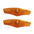 1 pair Bike Bicycle Spoke Reflector Safety Warning Light Safety Wheel Rim Reflective Lamp Mount Vintage Clip Tube Reflector