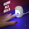 New 3W UV Led Lamp Nail Dryer Micro USB Nails Gels Manicure Machine with Timer Button Perfect Nail Drying Nail Tools