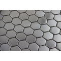 hexagon stainless steel metal mosaic tile kitchen backsplash bathroom shower background wallpaer tiles building material