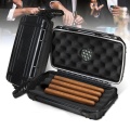 Portable 5 Cigar Humidor Caddy Case Portable Holder Waterproof Dust-Proof Home Travel