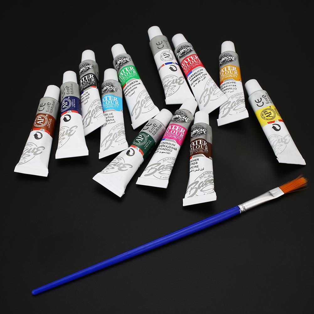 Oil Painting Set Oil Painting Supply Paints Supplies Painting Art Brush Pen Oil Paint Pen 6ml 12 Colors Color Free Acrylic Tube