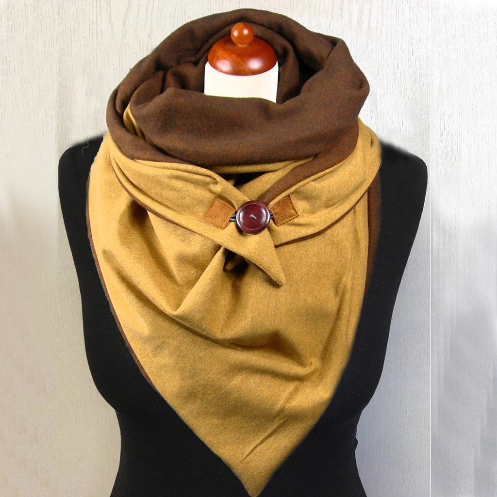 36 Types Design Winter Scarf Knit Women Mens Infinity Scarf Button Cowl Neck Warmer Chunky Tube Scarf Gift Scarves Wraps z1217#4