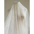 Fashionable wedding dress lace farbic with beading fabric seuqins lace sell by yard 130cm width