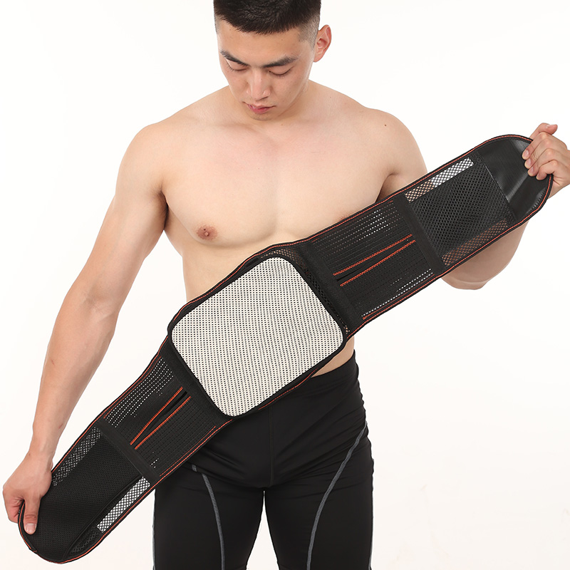 Tourmaline Self-heating Magnetic Therapy Waist Support Belt Lumbar Back Waist Support Brace Elastic Back Brace Posture Corrector