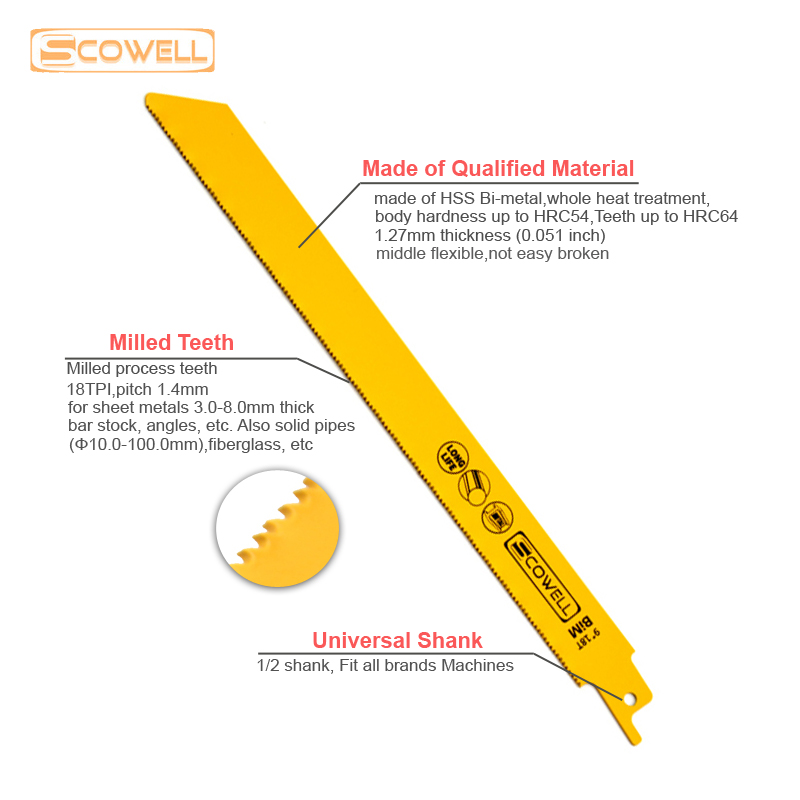 30% Off 32PCS SCOWELL Saw Blades for Wood Metal Cutting Saw Blades Reciprocating Saw Blade Set Power Tool Accessories Sabre Saw