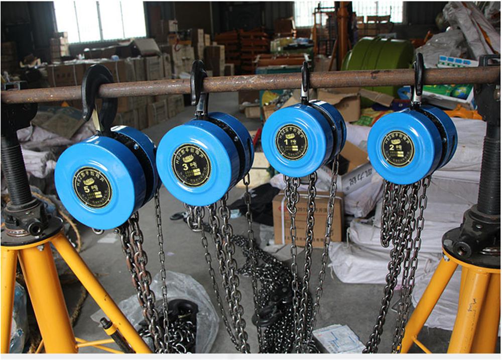 Pulley Hsz Cable Hand Control Pulley 500kg Pulley Chain Block Chain Hoist Polipasto Crane 2.5m Manual Block Lift Pulley Liftin