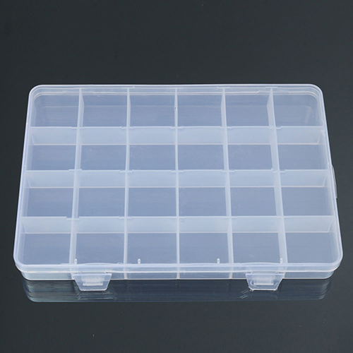 24 Compartments Plastic Pill Box Case Jewelry Bead Storage Container Medicine Storage Box Pill Case Dispenser