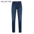 SELECTED Men's Micro-elastic Denim Pants Slim Fit Casual Jeans R|419432540