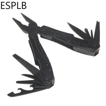 ESPLB 12-in-1 Multitool Pliers Multi Purpose Folding Pocket Plier Tool Hardened 420 Stainless Steel for Survival Camping Fishing