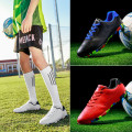 Rainbow Bottom Mens Shoes Sports Shoes Lace Up Broken Spike Turf Soccer Shoes Outdoor Training Futsal Sneakers Zapatos De Futbol