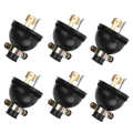 220V 6Pcs 3 Pin Converter Power Plug USA Type Anti-Off 3-7KW Gasoline Generator Parts Accessories US Plug