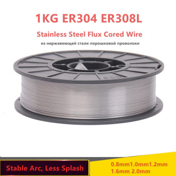 1KG ER304 ER308L MIG Welding Wire Stainless Steel Flux Cored Wire 304 Type Steel Welding