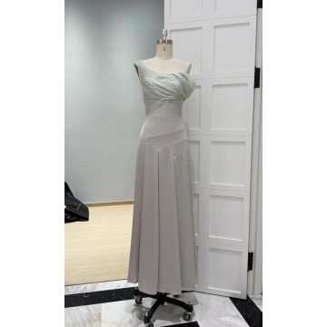 Luxury Draped Floor‑Length Mist or Mint Veil