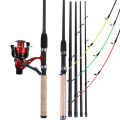 Sougayilang 3.0m Carp Fishing Rod Combo 6 Sections Feeder Rod and Carp Fishing Reel with Line Lure Hook Carrier Bag Full Kits