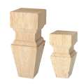 4Pcs 15/10cm Minimalist Furniture Legs for Sofa TV Cabinet Seat wooden Furniture Parts Art Carved Decorative European Style