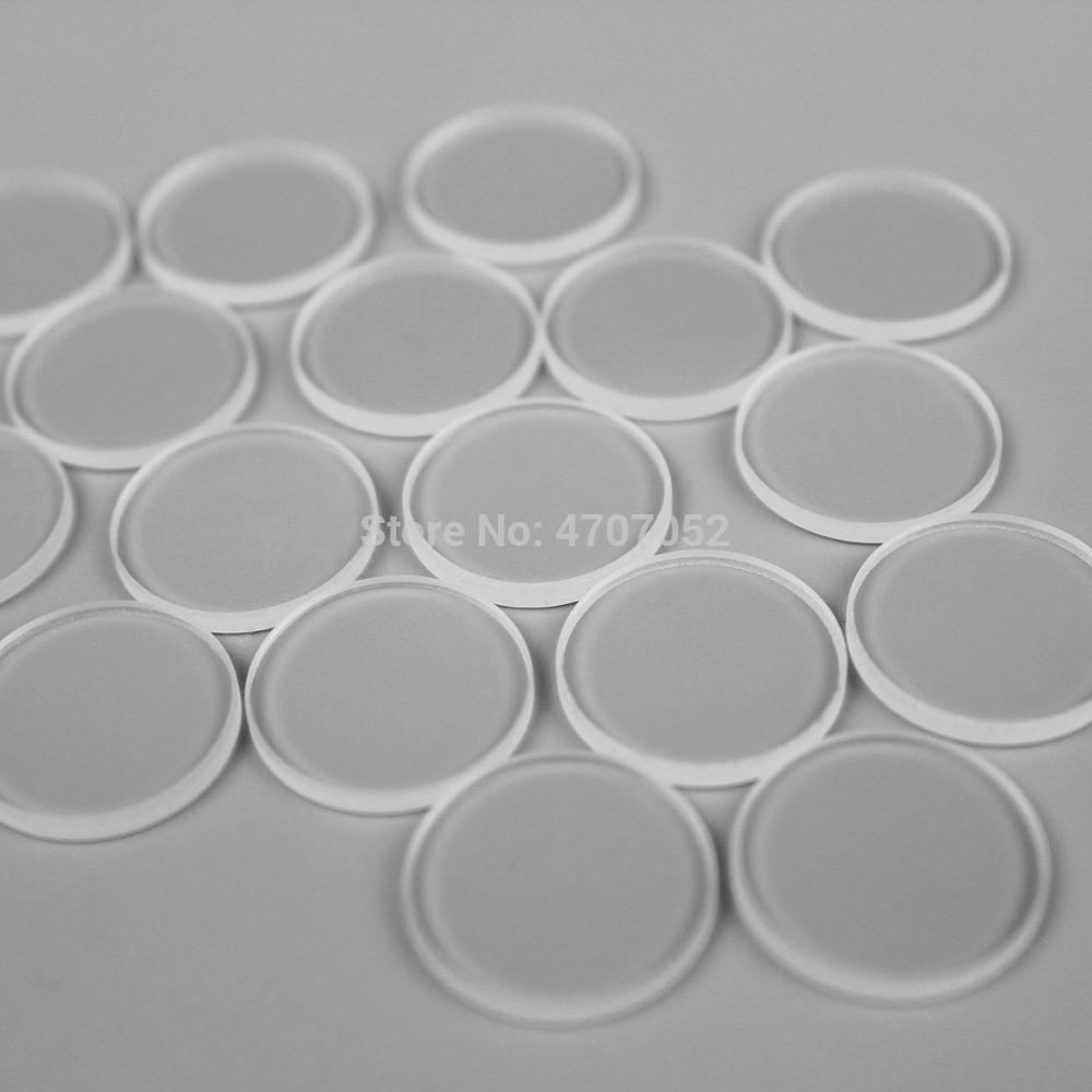 Clear Heat Resistant Diameter 20mm*2mm Quartz Glass Round Plate
