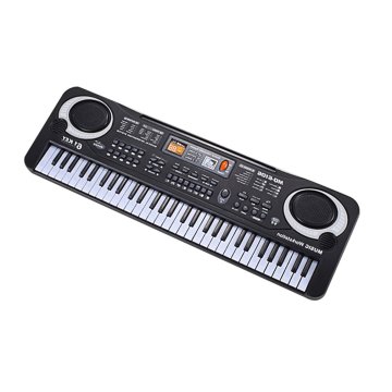 TSAI Electronic Music Keyboard 61 Keys Electric Organ With Microphone Children Musical Instrument Early Educational Tool Popular