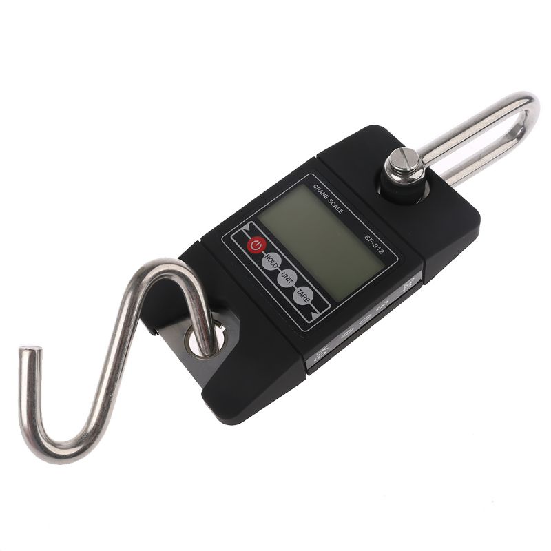 2021 New Digital Hanging Scale 300 KG / 660 LBS Industrial Crane Scale SF-912 Black for Home Farm Factory Hunting