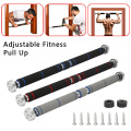 1pcs Adjustable Door Horizontal Bars Gym Chin Up Pull Up Training Bar Exercise Home Workout Sport Training Fitness Equipments
