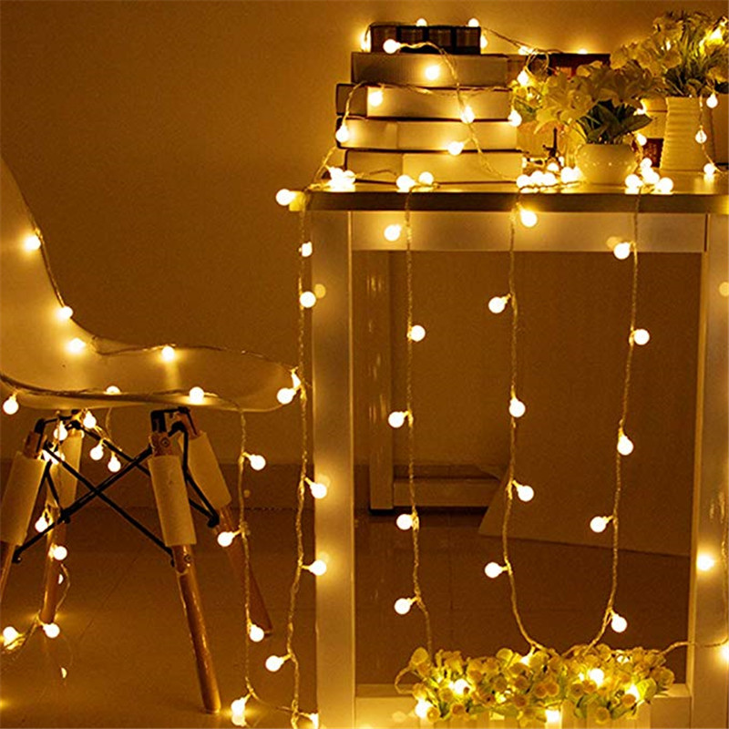 10M 80 Led Fairy Lights USB Outdoor/Indoor Street Garland Christmas/New Year Xmas Festoon LED Lights String For Home Decoration