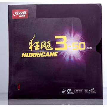 DHS Hurricane 3-50 3 50 sponge Pips-in (PingPong) Rubber With Sponge Malong Xuxin backhand