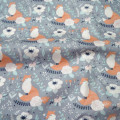 Patchwork Sewing Cotton Children's Fabric Hand Dressed DIY Quilting Supply Cotton Prints Animal Foxes 100% Twill Fabric 6 Sizes