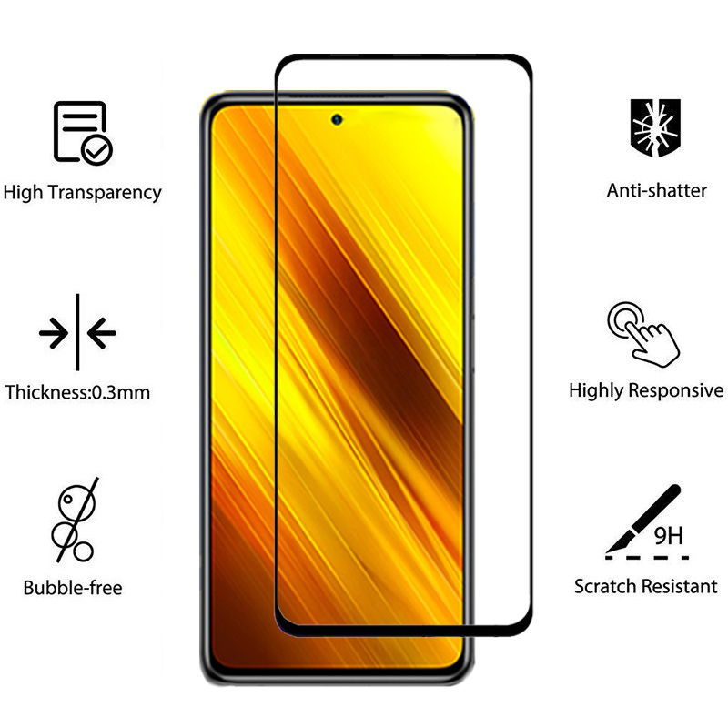 2IN1 Tempered Glass for Xiaomi Poco X3 NFC M3 X2 Camera Lens Film Cover Screen protector for Xiaomi poco x3 m3 Protective Glass