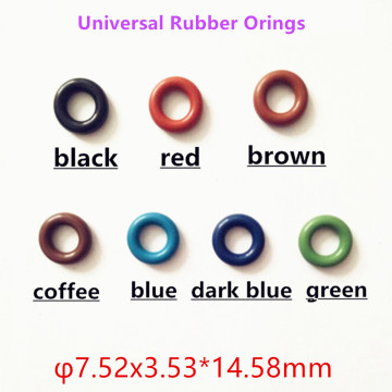 500pieces ASNU08C universal rubber orings 7.52*3.53*14.58mm for fuel injector repair kits For Audi (AY-O2012)