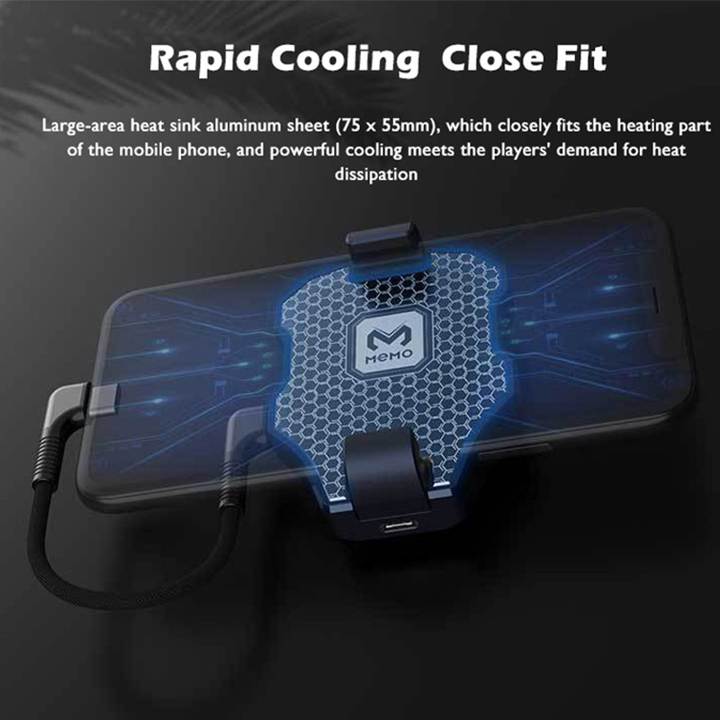 New Mobile Phone Cooler Semiconductor Radiator Cooling Fan Game Pad Stand Heat Sink Can Charge Phones Fone Gamer Accessories