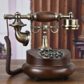 GSM cordless solid wood phone ,fixed wireless telephone/antique fashion household rustic vintage telephone/Caller ID Hands-free/