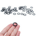 10PCS Fluorine rubber Ring Black FKM O ring Seal OD5/6/7/8/9/10/11/12*2mm Thickness Rubber O-Ring Seal Oil Ring Gaskets Washer